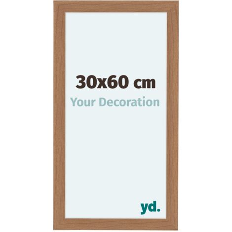 yd. - Cadre photo 30x60 - Noyer clair - MDF - Como