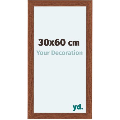 yd. - Cadre photo 30x60 - Noyer - MDF - Como