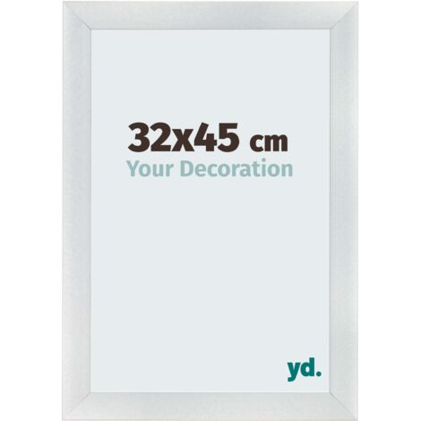 yd. - Cadre photo 32x45 - Argent Mat - MDF - Pisa