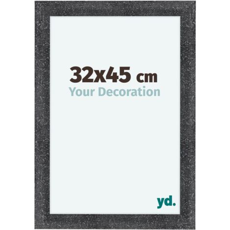 yd. - Cadre photo 32x45 - Gris Patine - MDF - Como