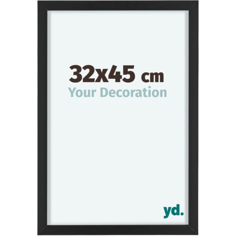 yd. - Cadre photo 32x45 - Noir - Aluminium - Virginia