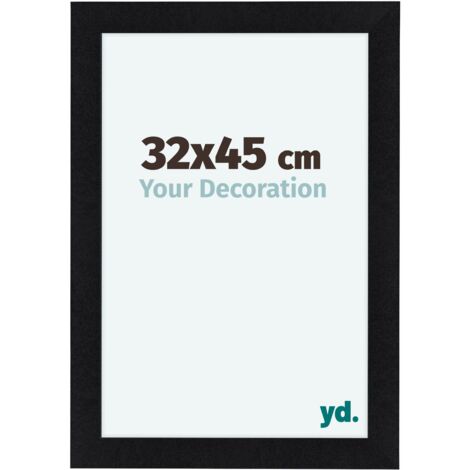 yd. - Cadre photo 32x45 - Noir Mat - MDF - Como