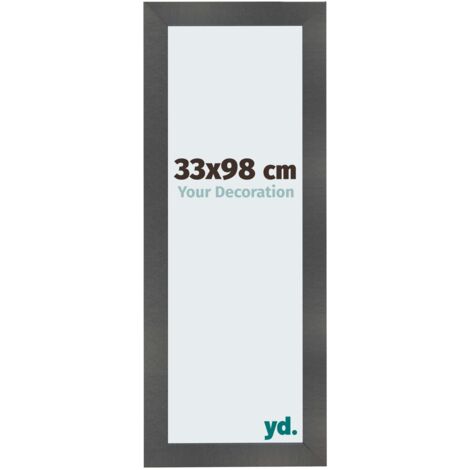 yd. - Cadre photo 33x98 - Noir Mat - MDF - Pisa