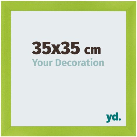 yd. - Cadre photo 35x35 - Vert - MDF - Pisa