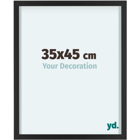 yd. - Cadre photo 35x45 - Noir - Aluminium - Virginia