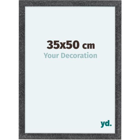 yd. - Cadre photo 35x50 - Gris Patine - MDF - Como