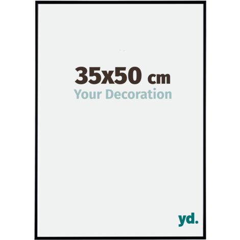 yd. - Cadre photo 35x50 - Noir Mat - Plastique - Evry