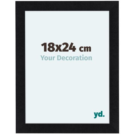 yd. - Cadre photo 36x48 - Noir Mat - MDF - Como