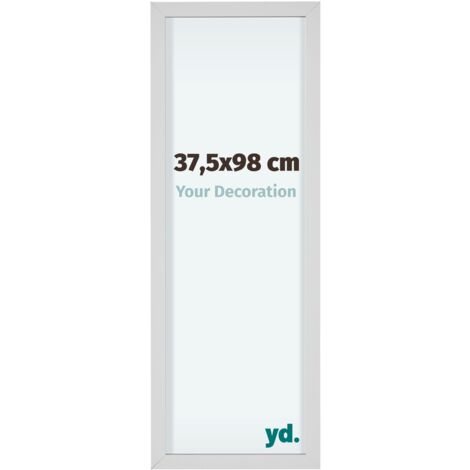 yd. - Cadre photo 37.5x98 - Blanc - Aluminium - Virginia