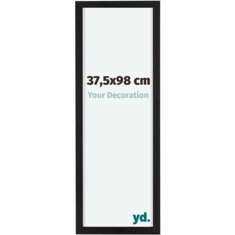 yd. - Cadre photo 37.5x98 - Noir - Aluminium - Virginia
