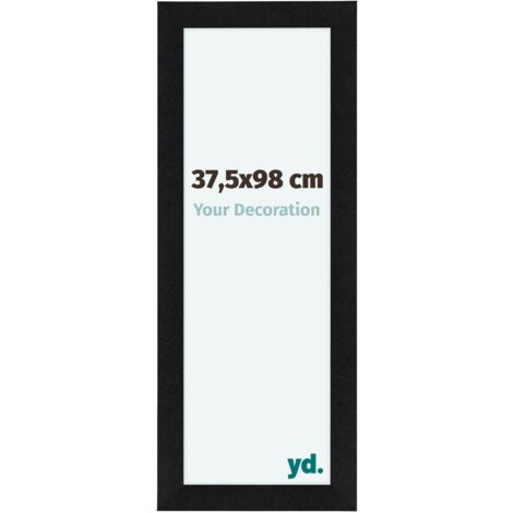 yd. - Cadre photo 37.5x98 - Noir Mat - MDF - Como
