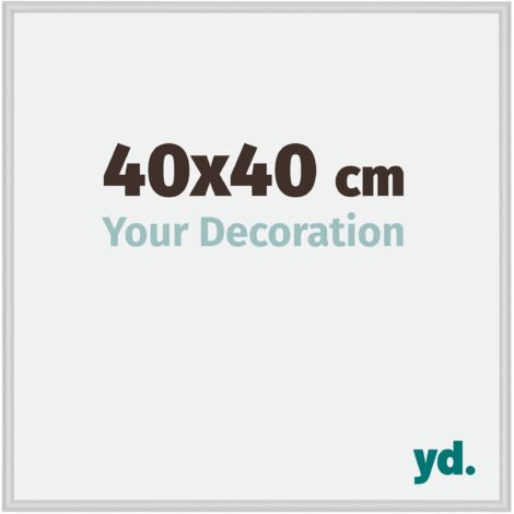 yd. - Cadre photo 40x40 - Argent Mat - Aluminium - Miami