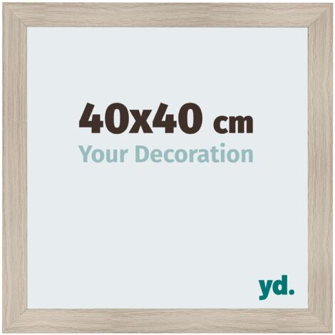 yd. - Cadre photo 40x40 - Chene Clair - MDF - Pisa