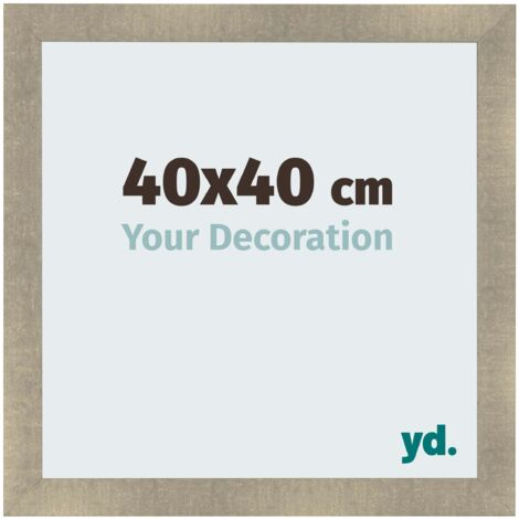 yd. - Cadre photo 40x40 - Or Antique - MDF - Pisa