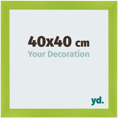 yd. - Cadre photo 40x40 - Vert - MDF - Pisa