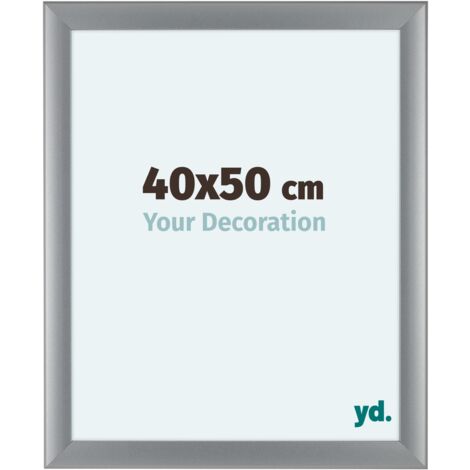 yd. - Cadre photo 40x50 - Argent Mat - MDF - Como