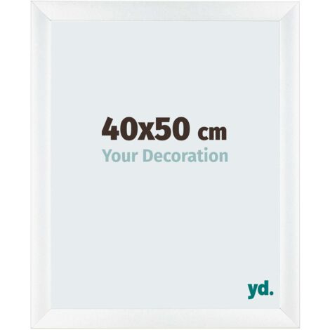 yd. - Cadre photo 40x50 - Blanc Mat - MDF - Pisa