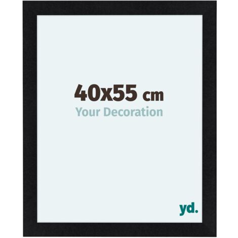yd. - Cadre photo 40x55 - Noir Mat - MDF - Como