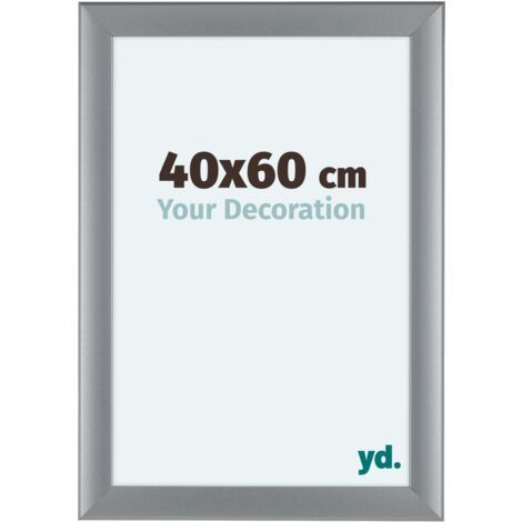 yd. - Cadre photo 40x60 - Argent Mat - MDF - Como