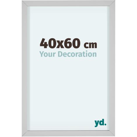 yd. - Cadre photo 40x60 - Blanc - Aluminium - Virginia