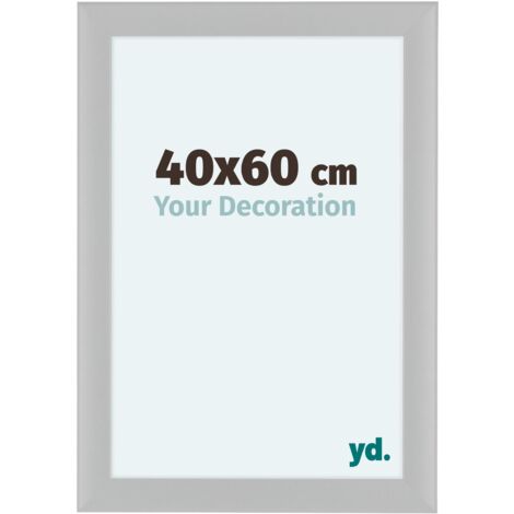 yd. - Cadre photo 40x60 - Blanc Brillant - MDF - Como