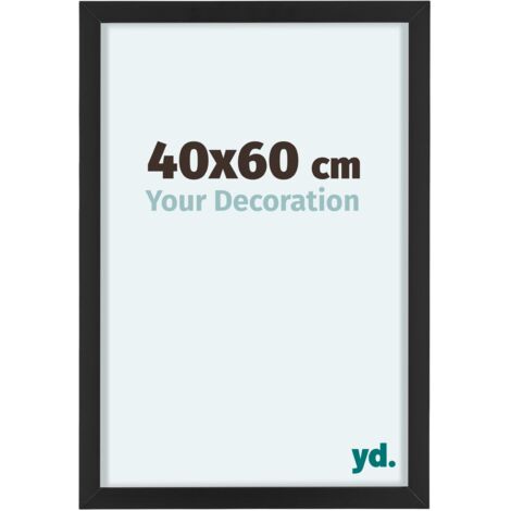 yd. - Cadre photo 40x60 - Noir - Aluminium - Virginia