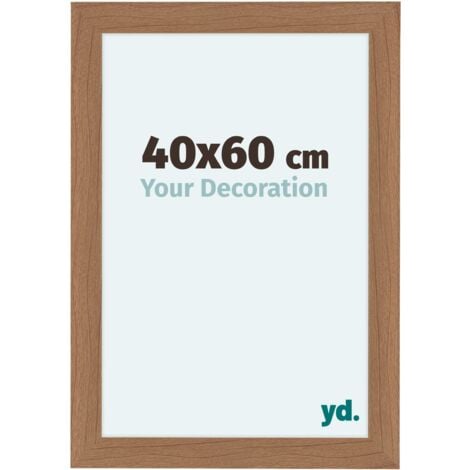 yd. - Cadre photo 40x60 - Noyer clair - MDF - Como