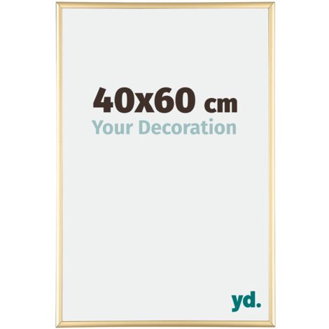 yd. - Cadre photo 40x60 - Or - Aluminium - Kent