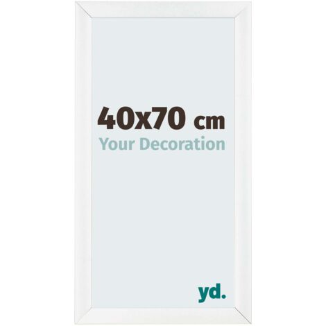 yd. - Cadre photo 40x70 - Blanc Brillant - MDF - Pisa