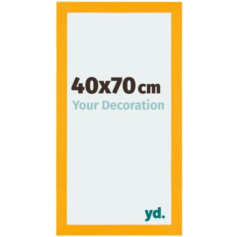 yd. - Cadre photo 40x70 - Jaune - MDF - Mura
