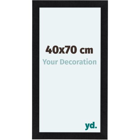 yd. - Cadre photo 40x70 - Noir Mat - MDF - Como
