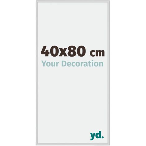 yd. - Cadre photo 40x80 - Argent Mat - Aluminium - Miami