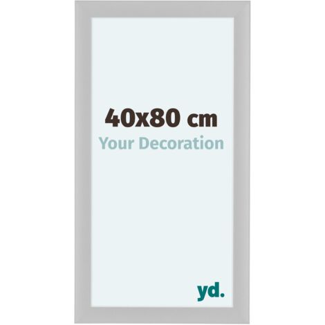 yd. - Cadre photo 40x80 - Blanc Mat - MDF - Como