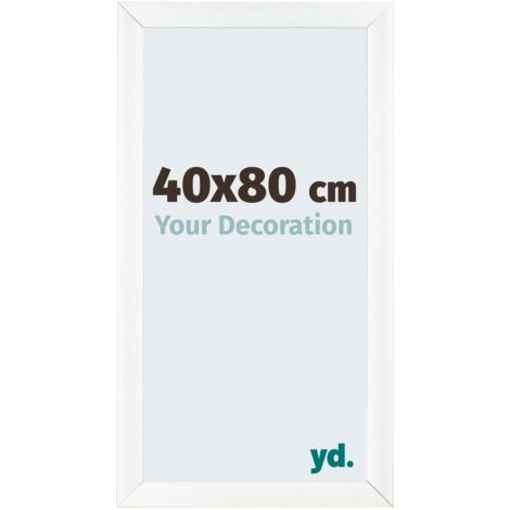 yd. - Cadre photo 40x80 - Blanc Mat - MDF - Pisa