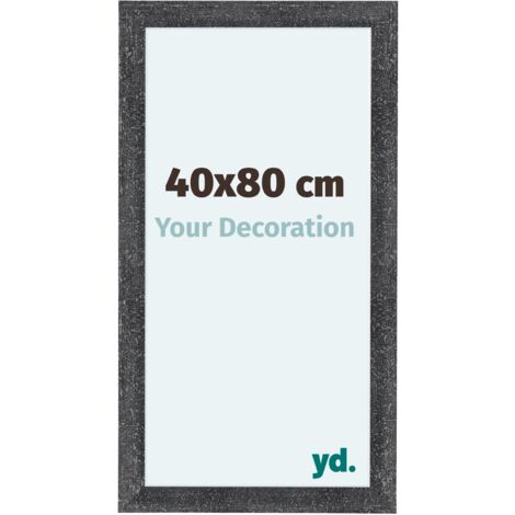 yd. - Cadre photo 40x80 - Gris Patine - MDF - Como