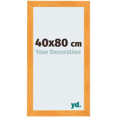 yd. - Cadre photo 40x80 - Orange - MDF - Pisa