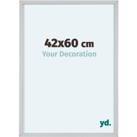 yd. - Cadre photo 42x60 - Blanc - Aluminium - Virginia