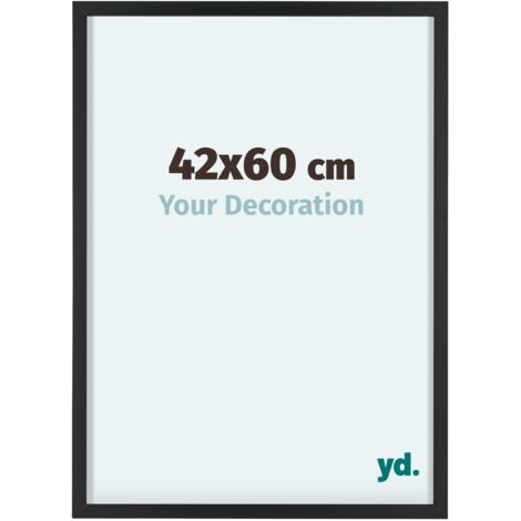 yd. - Cadre photo 42x60 - Noir - Aluminium - Virginia