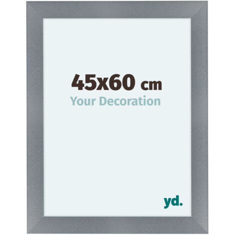 yd. - Cadre photo 45x60 - Aluminium Brosse - MDF - Como