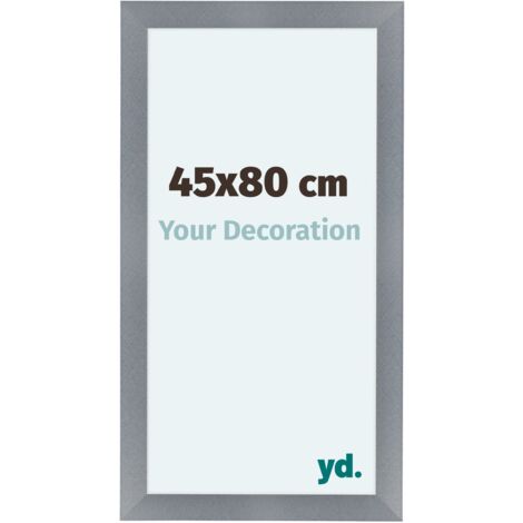 yd. - Cadre photo 45x80 - Aluminium Brosse - MDF - Como