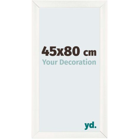 yd. - Cadre photo 45x80 - Blanc Patine - MDF - Pisa