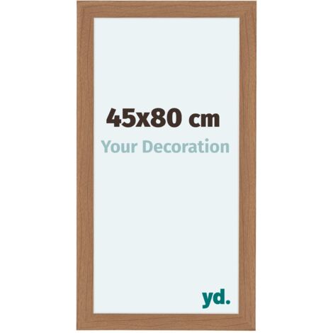 yd. - Cadre photo 45x80 - Noyer clair - MDF - Como
