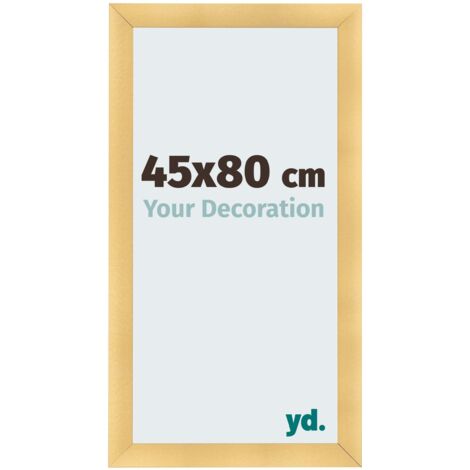 yd. - Cadre photo 45x80 - Or Mat - MDF - Pisa