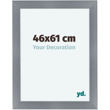 yd. - Cadre photo 46x61 - Aluminium Brosse - MDF - Como