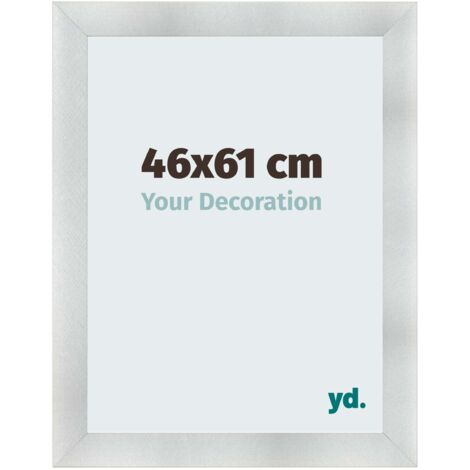yd. - Cadre photo 46x61 - Aluminium Brosse - MDF - Pisa