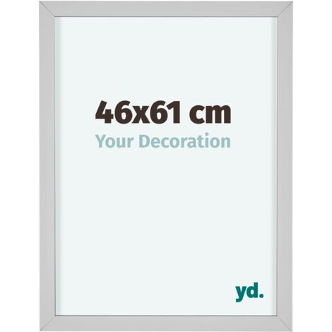 yd. - Cadre photo 46x61 - Blanc - Aluminium - Virginia