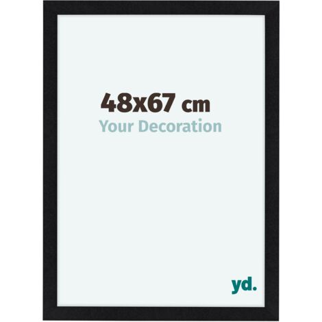 yd. - Cadre photo 48x67 - Noir Mat - MDF - Como