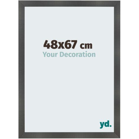 yd. - Cadre photo 48x67 - Noir Mat - MDF - Pisa