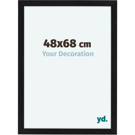 yd. - Cadre photo 48x68 - Noir Mat - MDF - Como