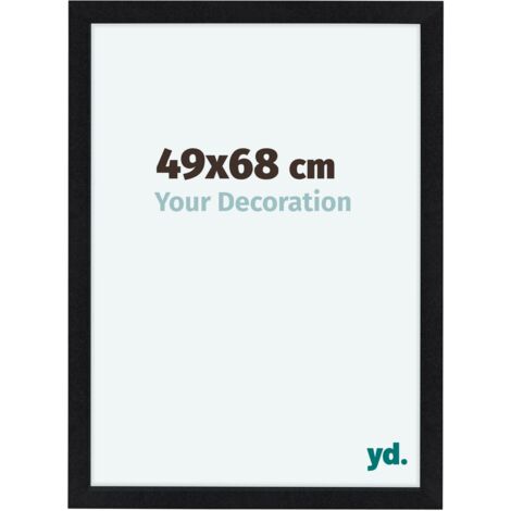 yd. - Cadre photo 49x68 - Noir Mat - MDF - Como